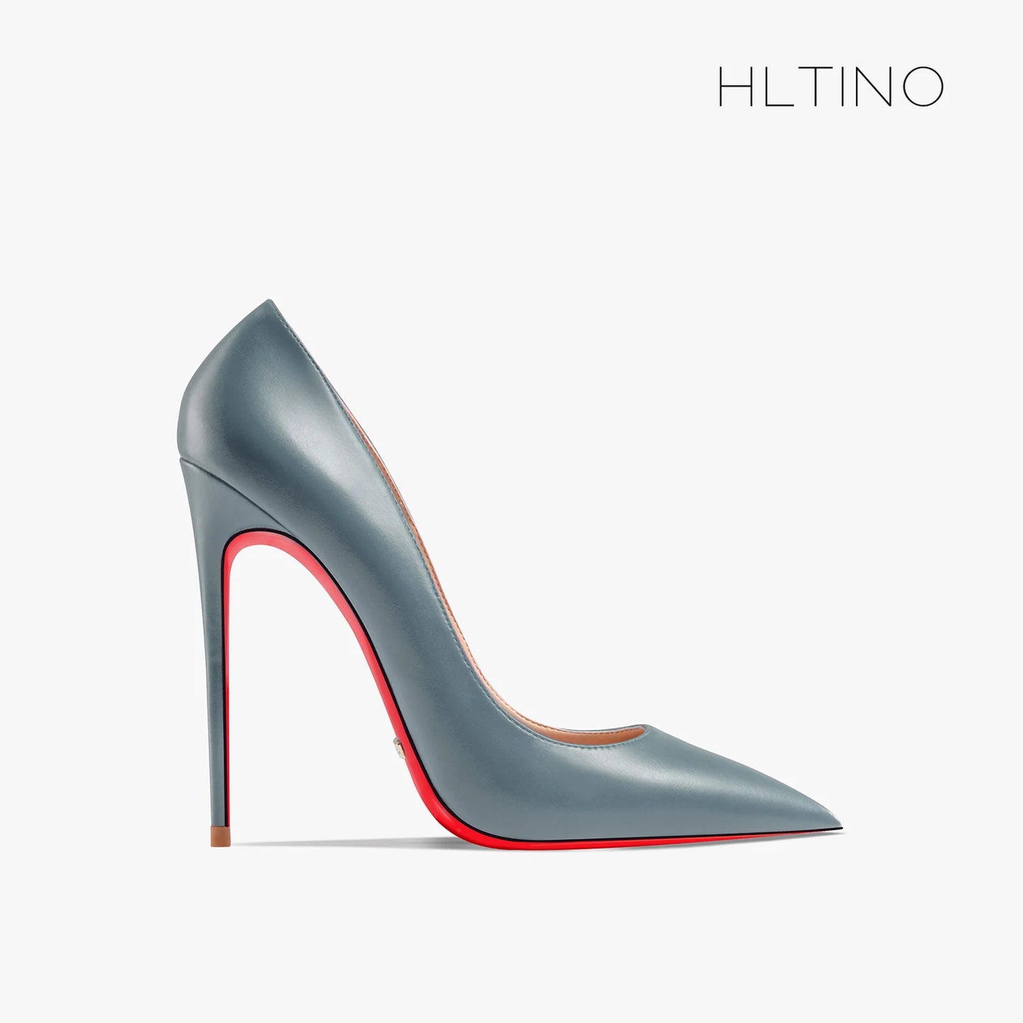 Heels for Ladies New Luxury Designer White Matte 12 cm High Heels Red Bottoms Pointed Toe Pumps Elegant Women Party Prom Shoes