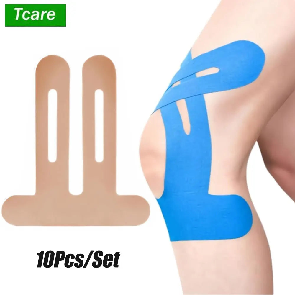 Professional Kinesiology Tape 10-Pack - Waterproof Athletic Tape for Muscle Stability & Active Support