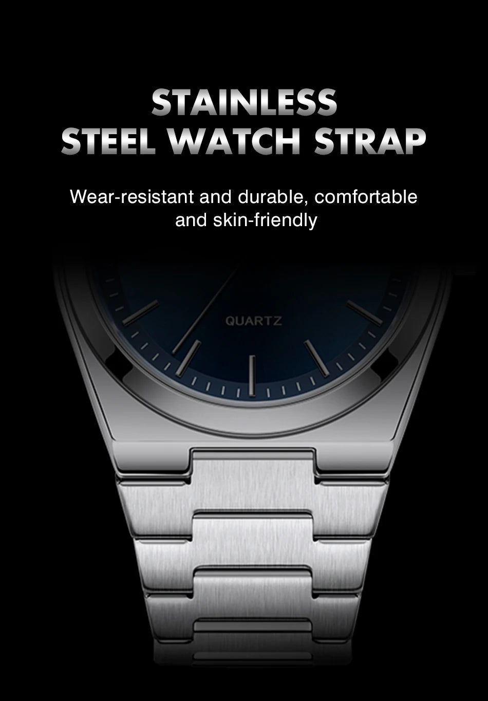PAAZOMU Luxury Quartz Men's Watch Sport Waterproof Wristwatch