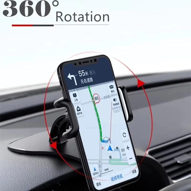 Car Phone Holder Mount- Auto Grip Dashboard Stand for iPhone and Android