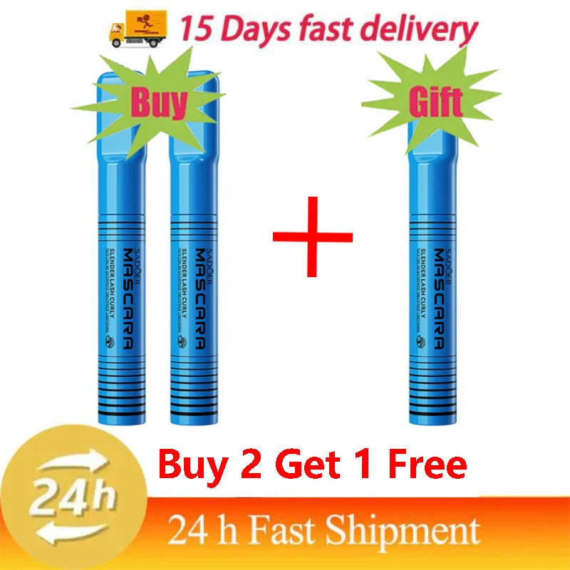 Waterproof Lengthening Mascara - Silk Fiber Formula for Volume & Length