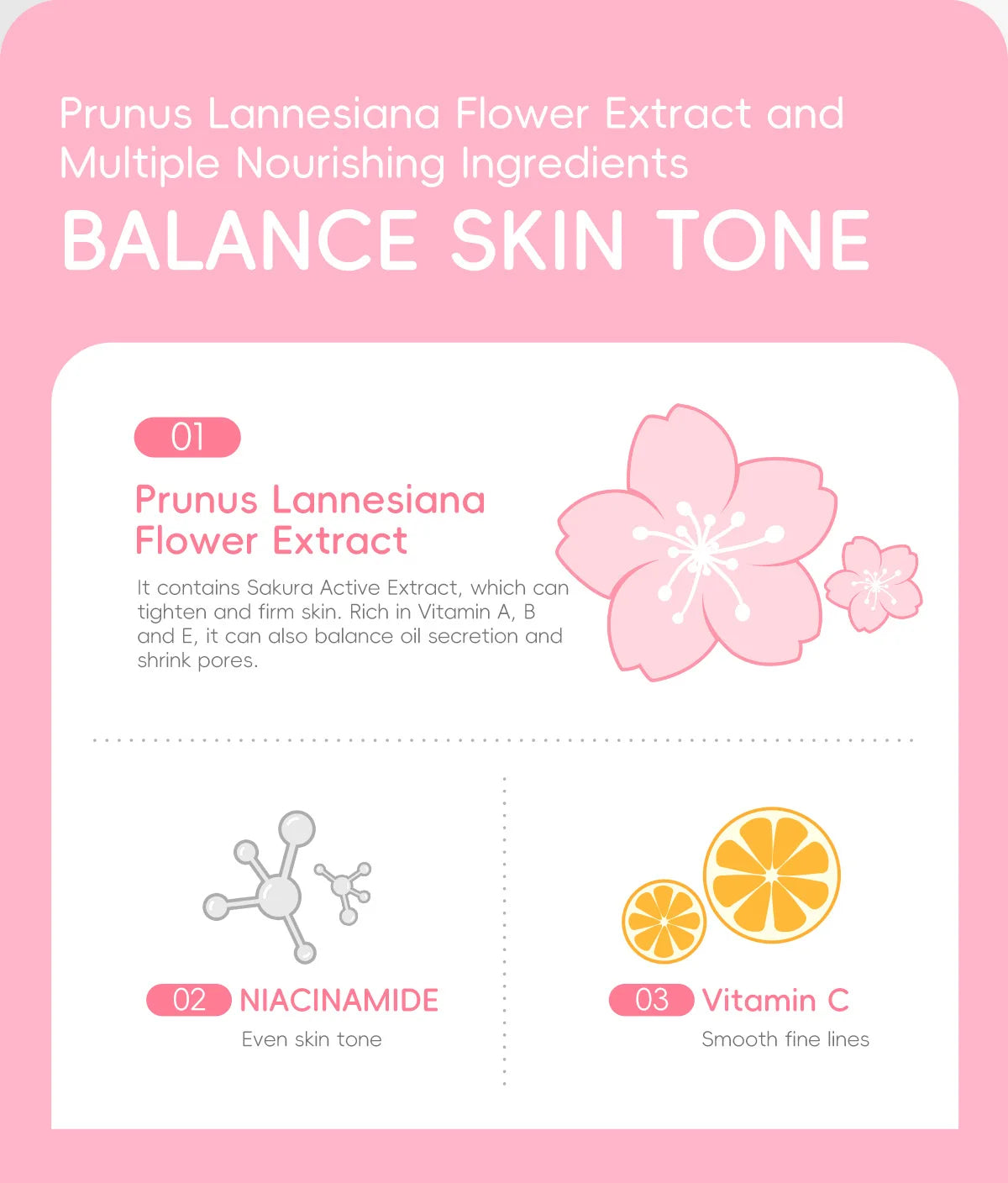 LAIKOU Sakura Face Cream - Brightening & Moisturizing 30g