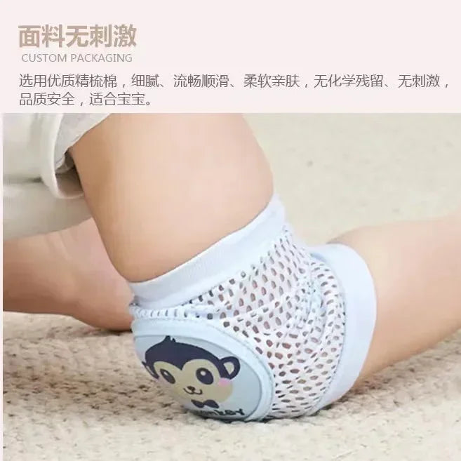 Baby Knee Pads Mesh Protector - Leg Warmers for Crawling