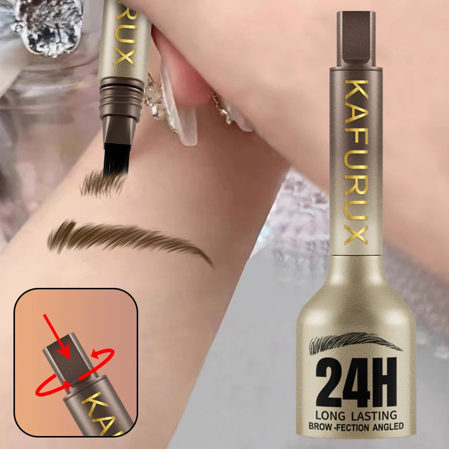 3D Dye Eyebrow Pencil- Anti - Smudge Waterproof Long Lasting Hairline Pen