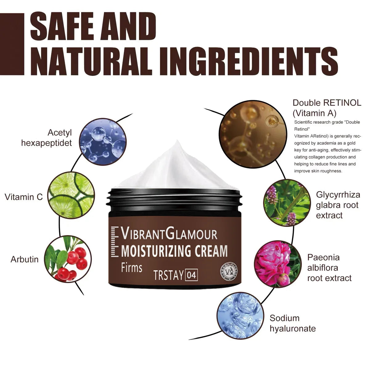 Retinol Face Cream Anti-Aging Remove Working, Firming & Lifting