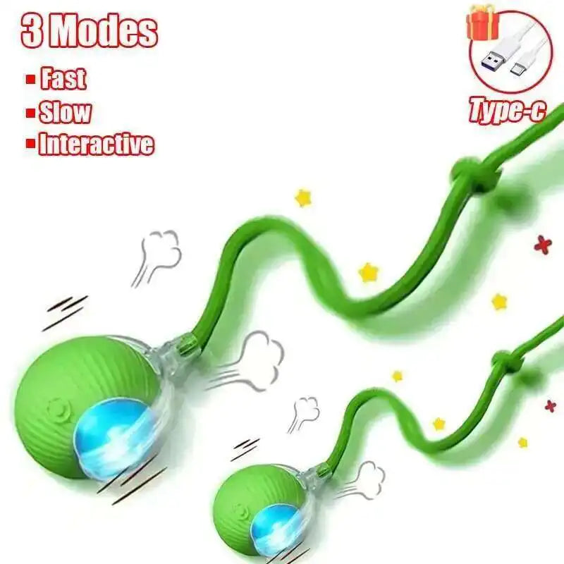 Smart Dog Interactive Ball Toy- Automatic Rolling Electric Ball for Dogs & Cats