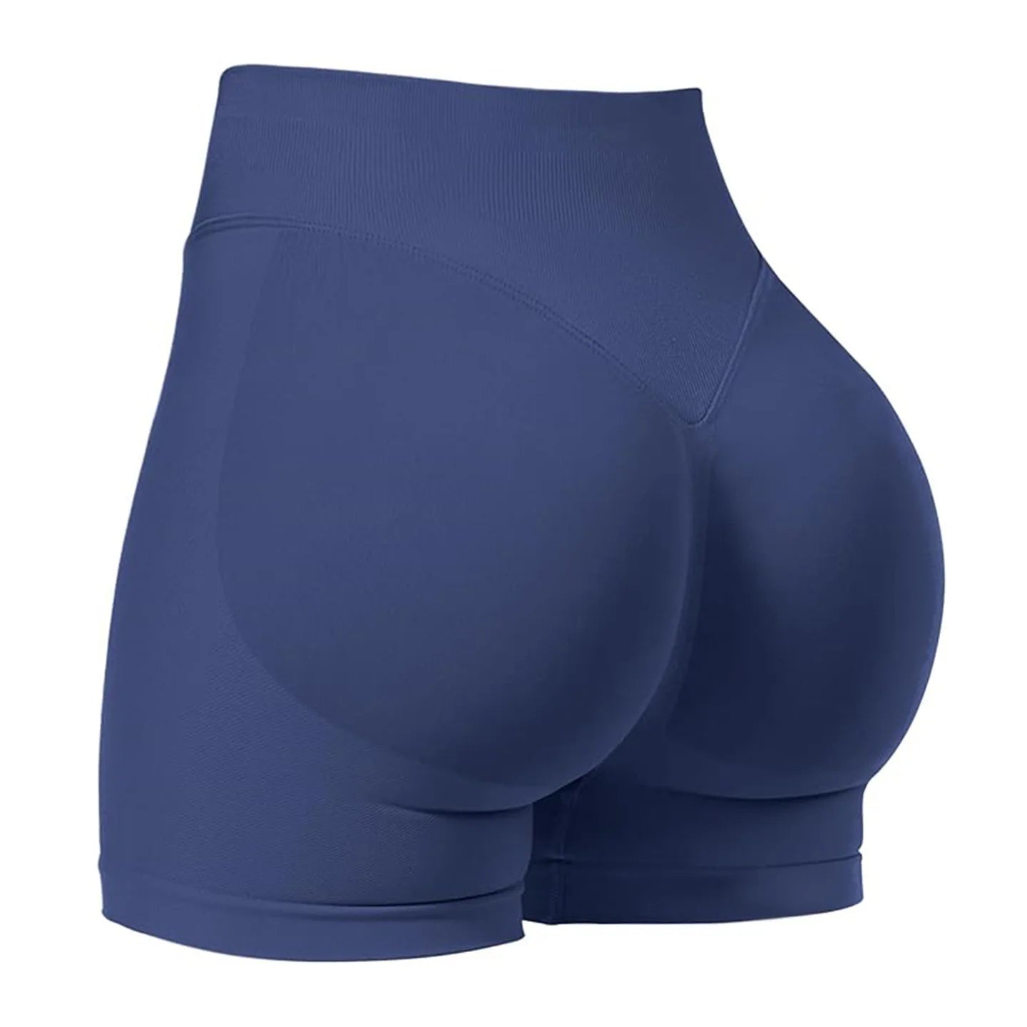 Women's High Waisted Seamless Fitness Shorts