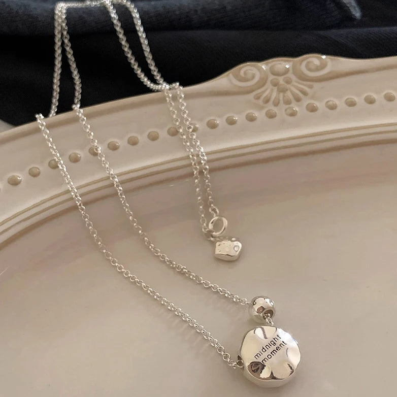 925 Sterling Silver Necklace Heart Pendant Love Adjustable Choker Elegant for Women Girl Jewelry Gift Dropshipping Wholesale