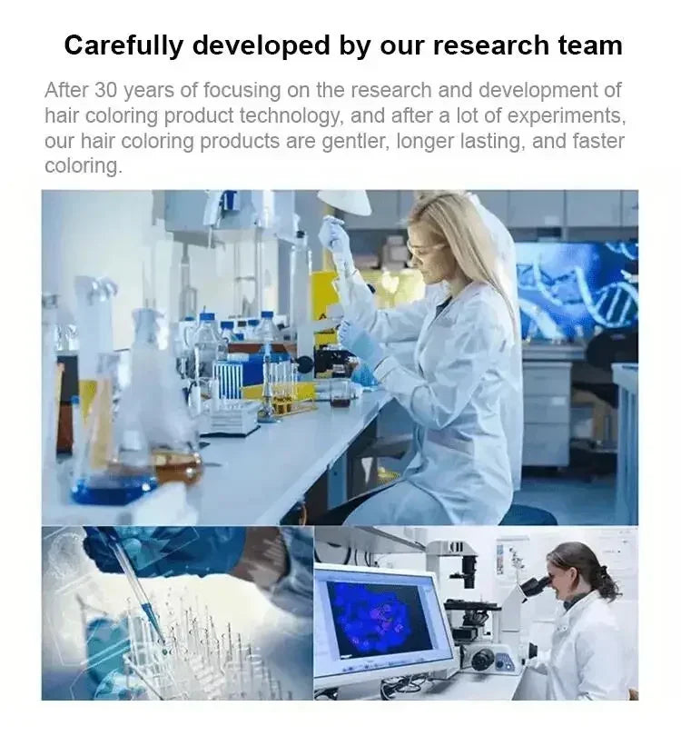 Natural Plant Hair Dye Shampoo - % Minute Gray Hair Color Treament