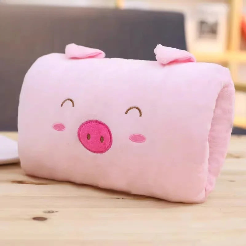 Kids Cartoon Plush Hand Pillow & Hand Warmer - Cute Winter Arm Pillow Children's Gift