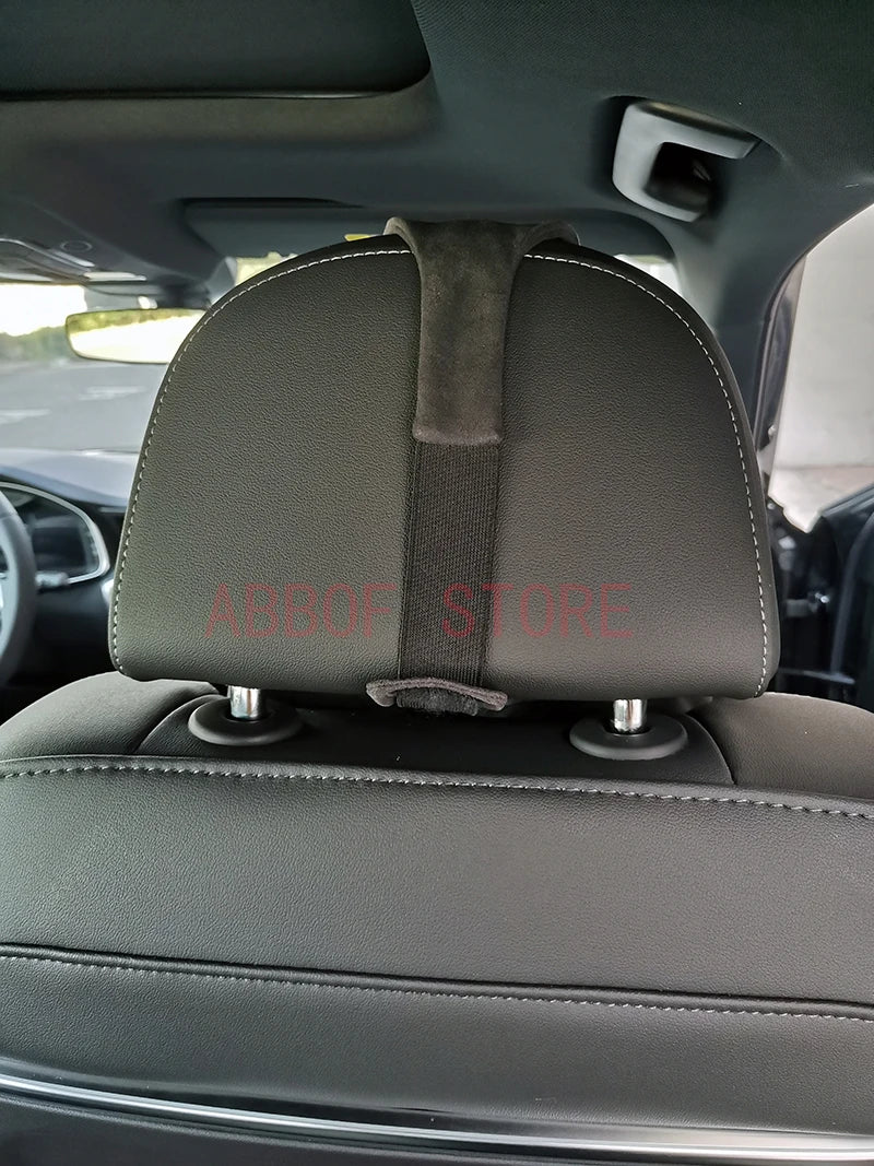 Car Seat Neck Support Pillow- Soft Headrest Cushion for Driver & Passenger