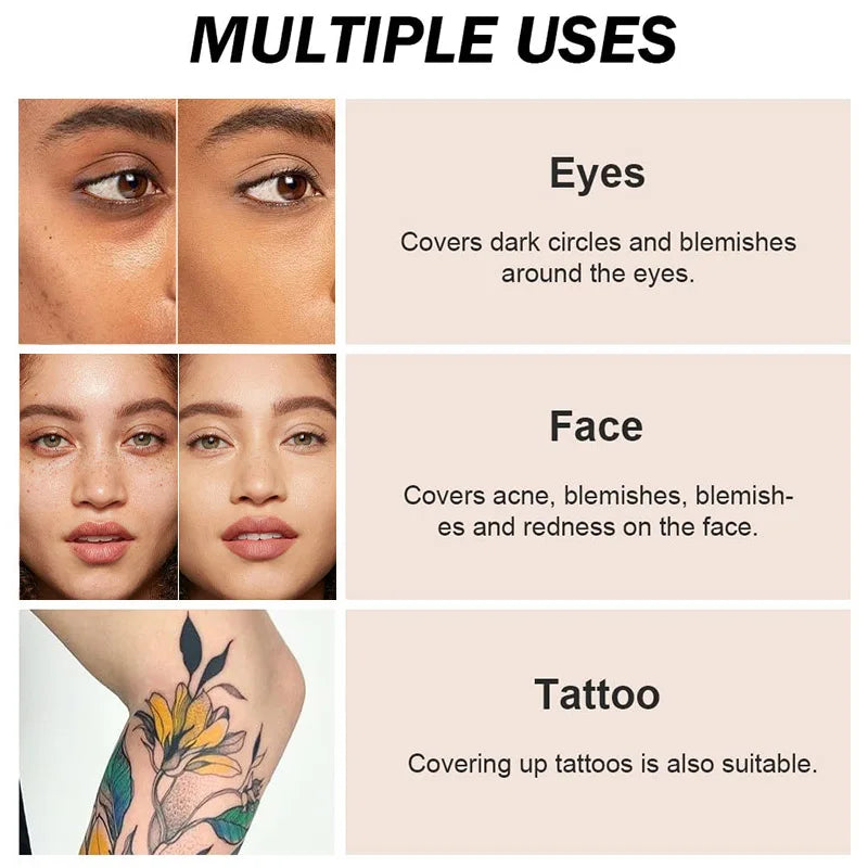 14 - Color Concealer Palette - Full Coverage Liquid Foundation