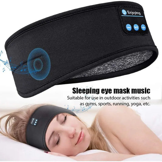 Fone Bluetooth Earphones Sports Sleeping Headband Elastic Wireless Headphone