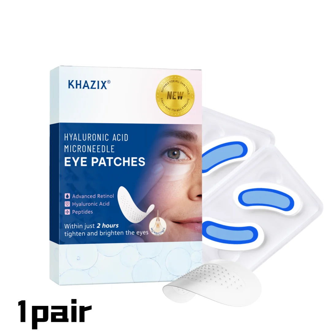 Retinol Microneedle Eye Patches with Hyaluronic Acid - Aging Under Eye Treatment
