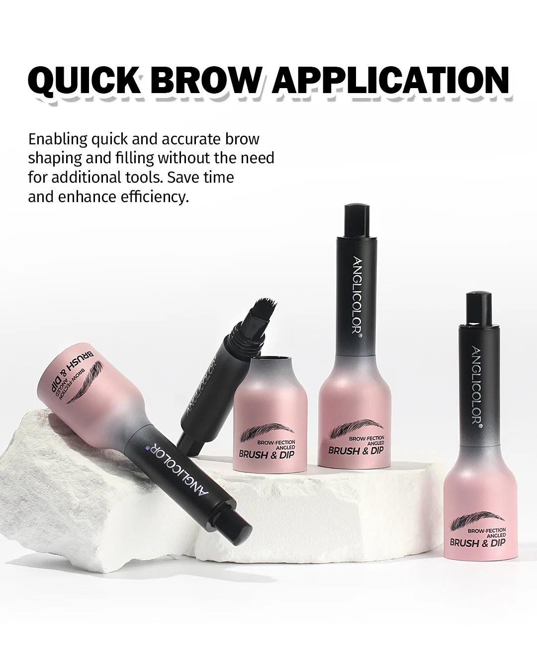 Waterproof Eyebrow Pencil - 4 Prong Tip Long Lasting