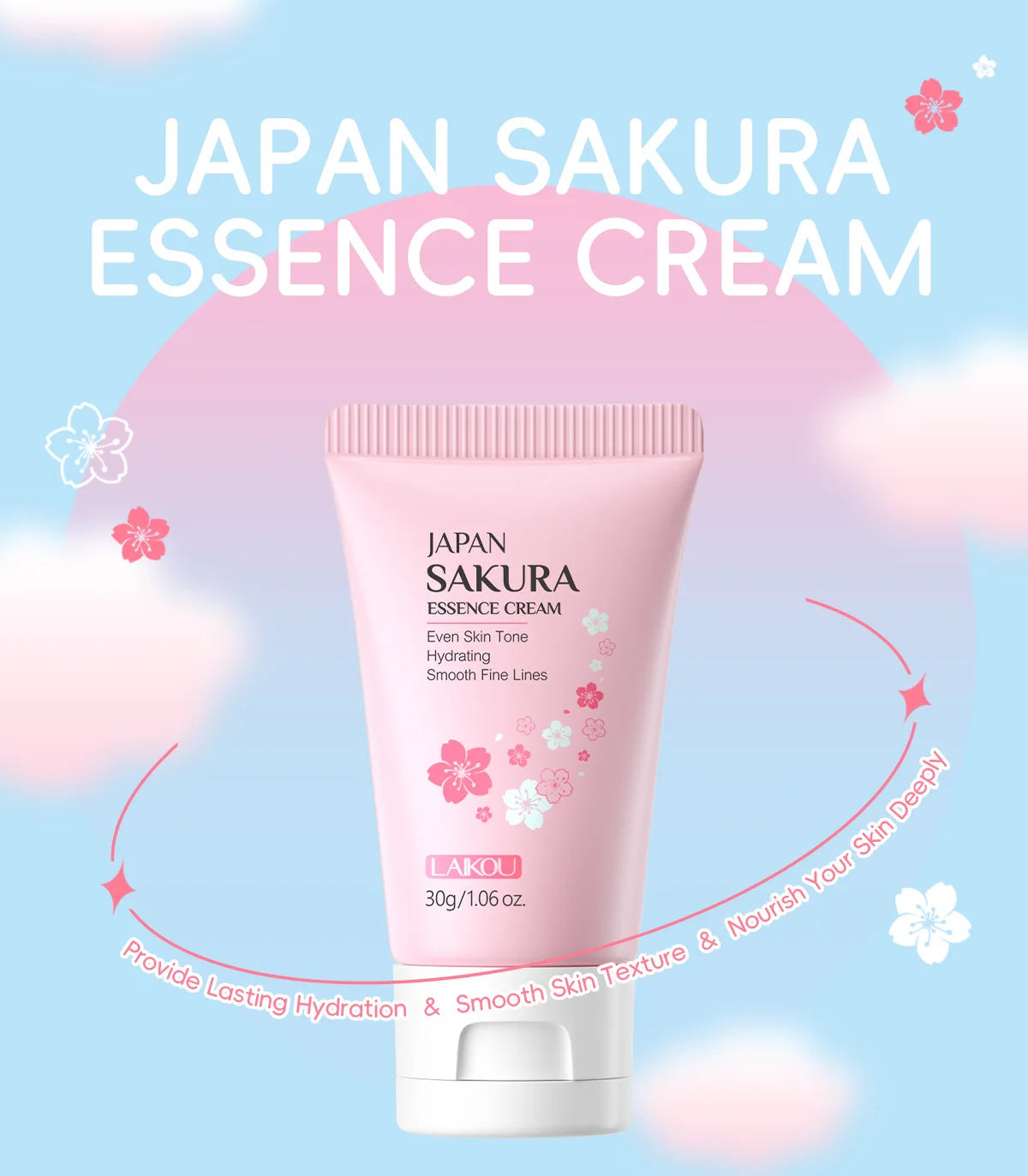 LAIKOU Sakura Face Cream - Brightening & Moisturizing 30g