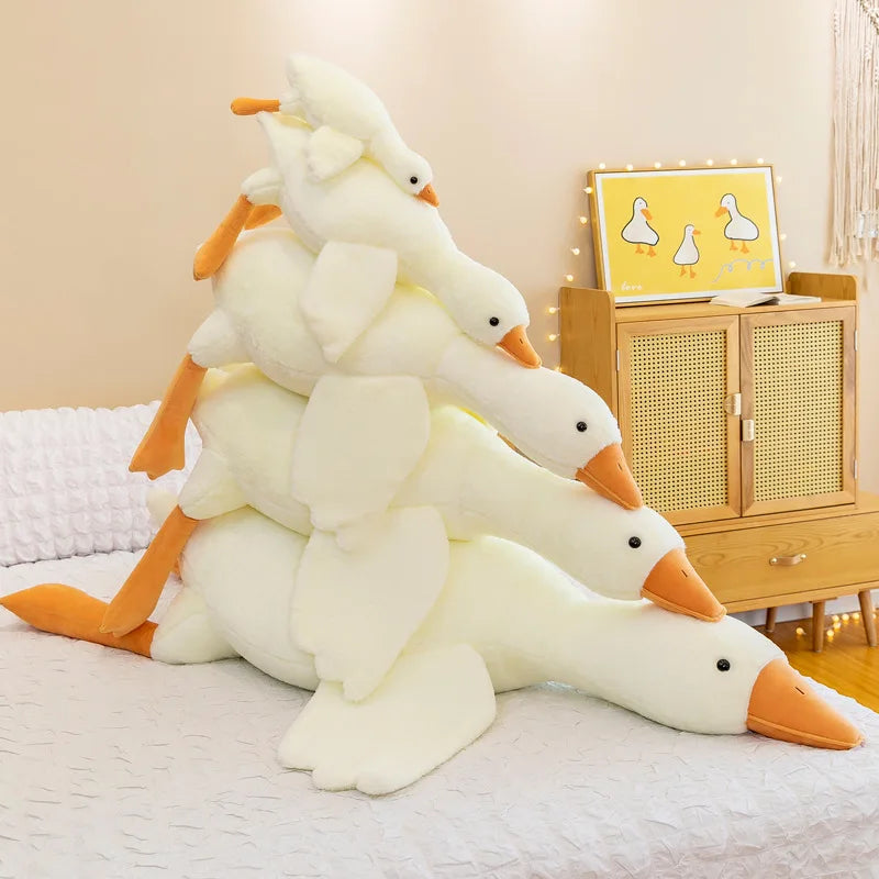 Funny Giant Goose Plush Stuffed Toy- Soft Duck Sleeping Pillow & Soft Cushion, Kids & Girlfriend Birthday Gift