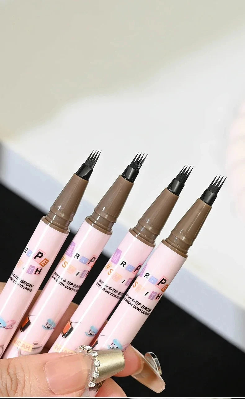 Waterproof Eyebrow Pencil - 4 Prong Tip Long Lasting