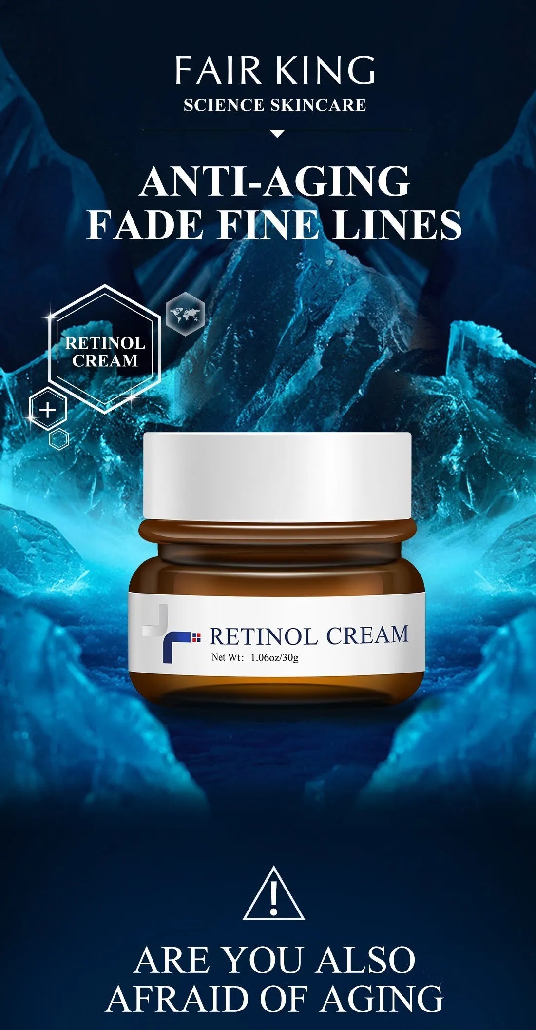 FAIRKING Retinol Face Cream - Hydrating & Skin Smoothing 30g