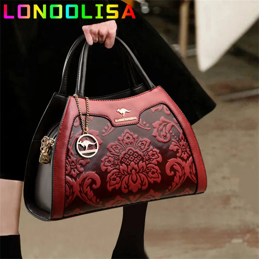 Casual Tote Luxury Leather Handbags Purse Women Bag 2024 Designer