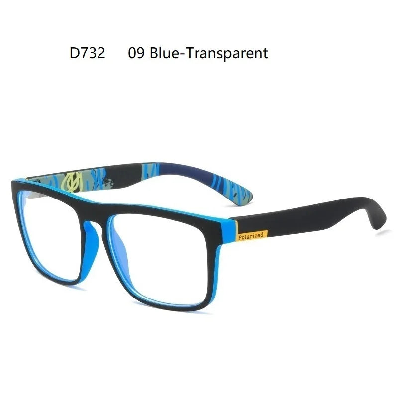 Fashion Square Polarized Sunglasses for Men- Vintage Designer UV400 Shades