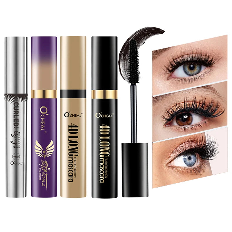 O' Cheal 3D Silk Fiber Mascara Volumizing & Lengthening Black Lash