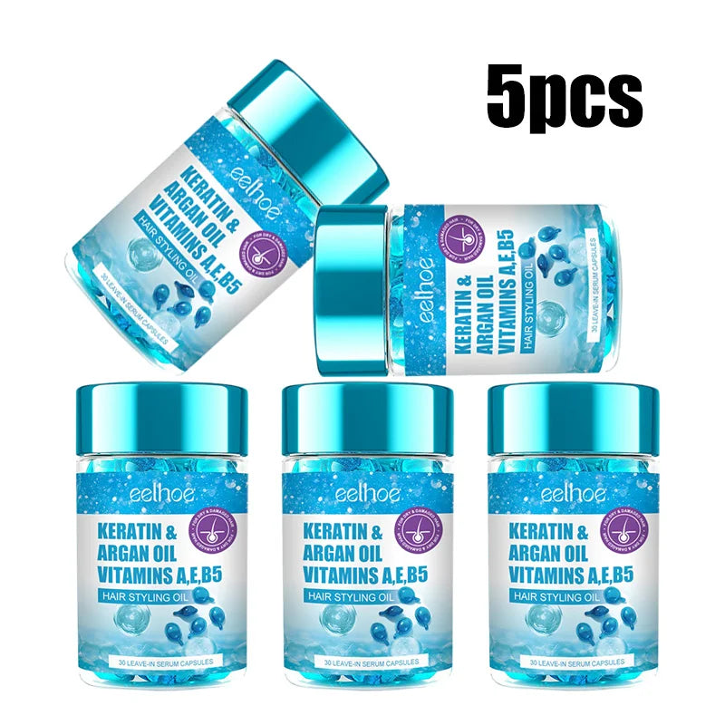 Magic Hair Vitamin Capsule Keratin Oil Deep Moisture & Frizz Control Hair Treatment