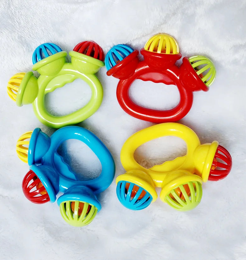Baby Hand Rattle Ball Toy for Newborns 1-4 PCS