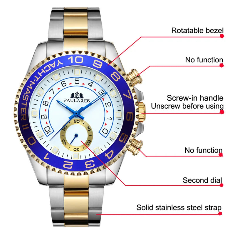 Luxury Automatic Mechanical watch for Men Stainless Steel