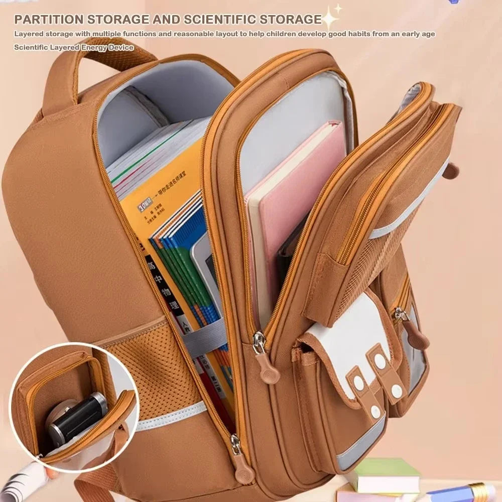Capybara School Bag -Waterproof Backpack for Kids & Students