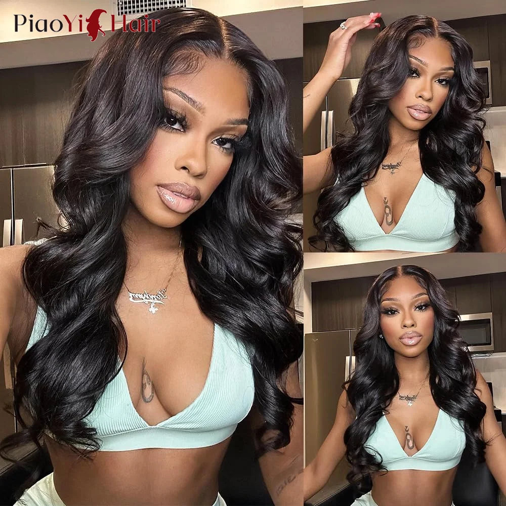 Body Wave HD Lace Front & Clouser - 100% Virgin Brazilian Human Hair 4x4, 5x5, 2x6, 13x4, 13x24 Inches