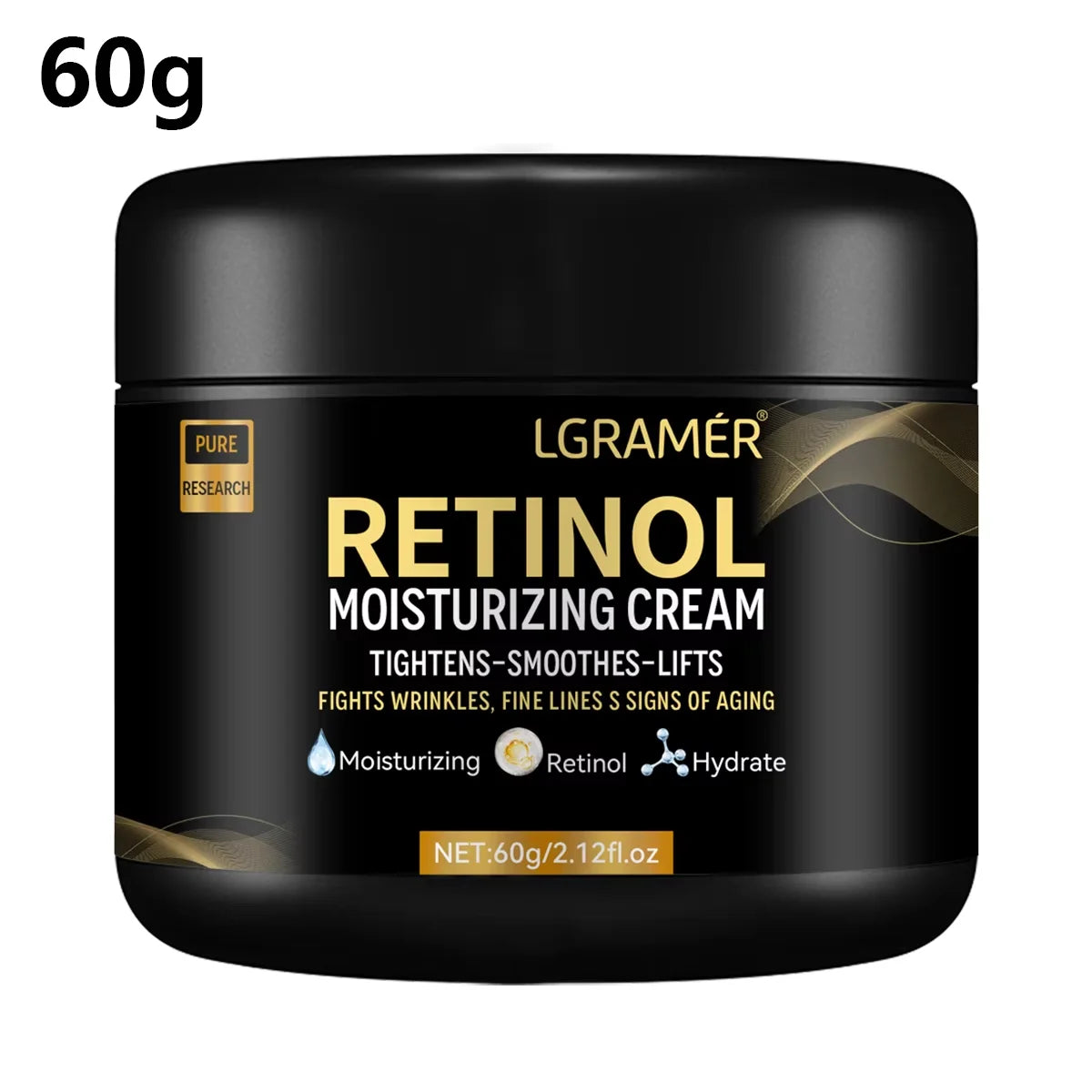 Men's Retinol Face Moisturizer- Anti- Aging & Hydrating Retinol Cream.