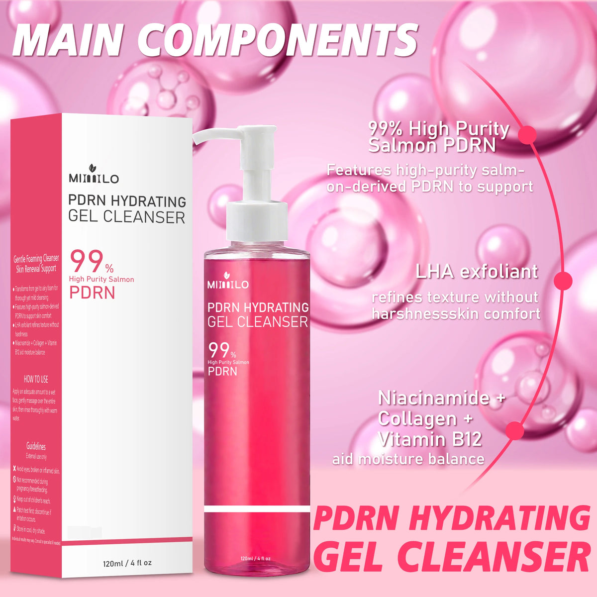 PDRN Foaming Cleanser & Moisturizing Mist