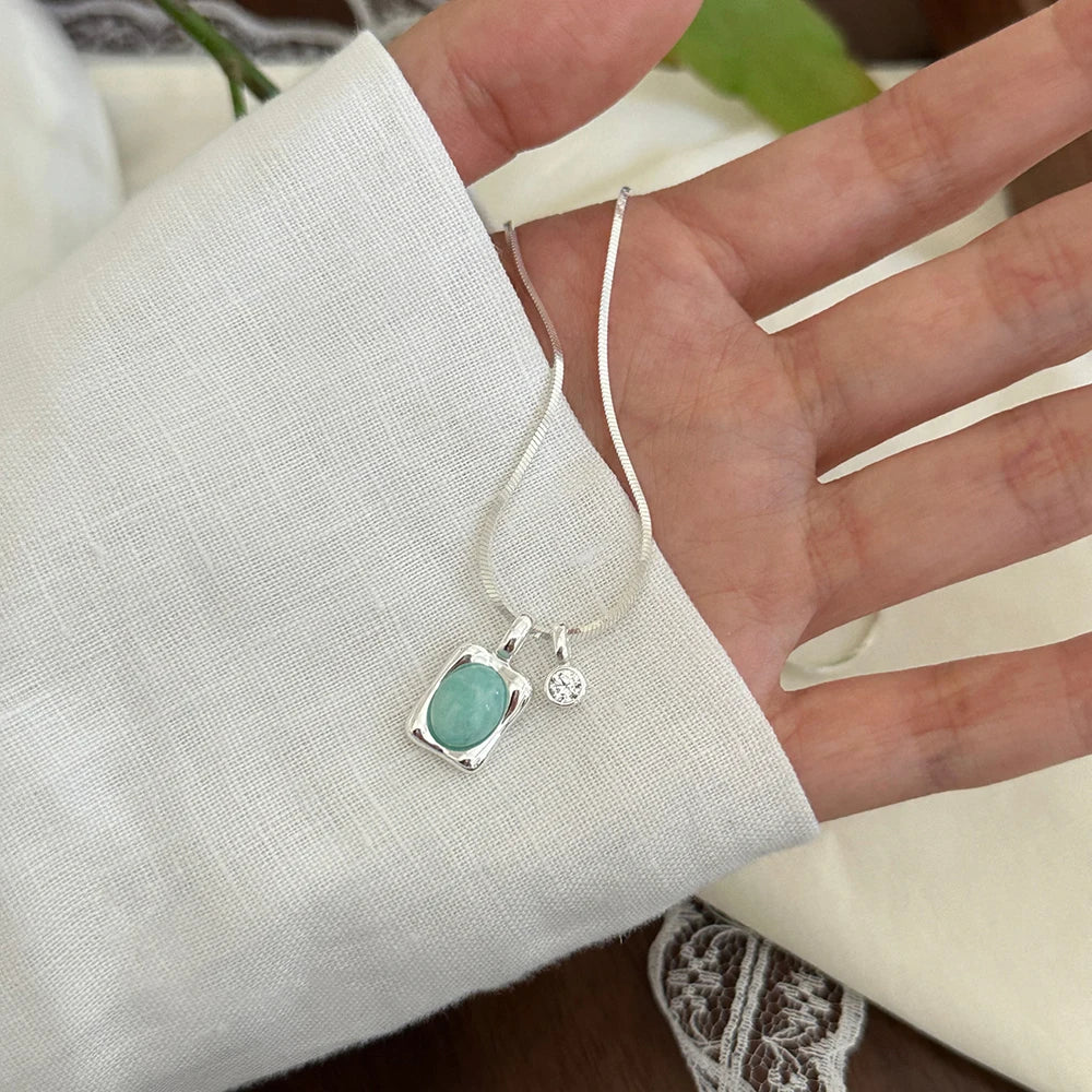 925 Sterling Silver Necklace Heart Pendant Love Adjustable Choker Elegant for Women Girl Jewelry Gift Dropshipping Wholesale
