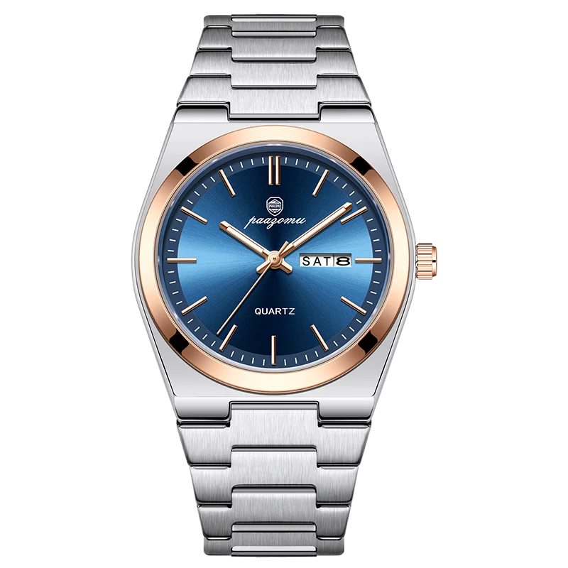 PAAZOMU Luxury Quartz Men's Watch Sport Waterproof Wristwatch