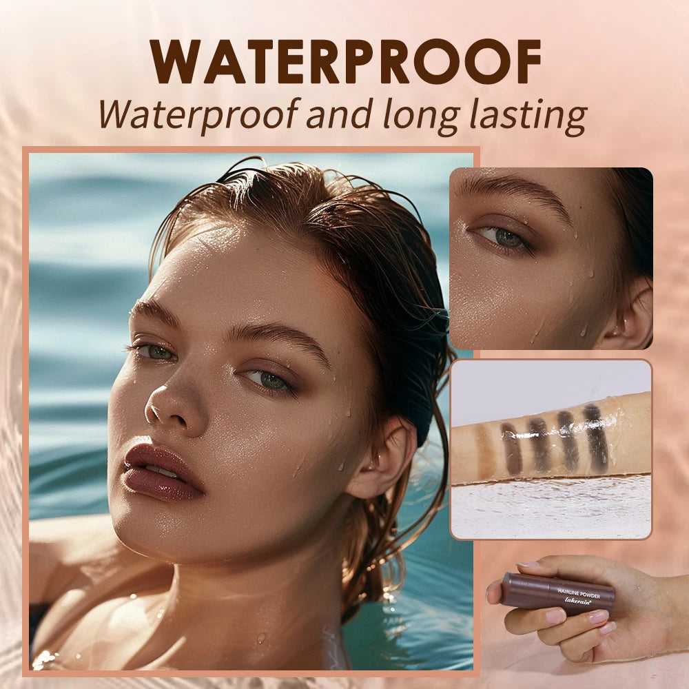 Lake rain Hairline Powder Natural Hair & Eyebrow Gap Filer Instant Fuller Look