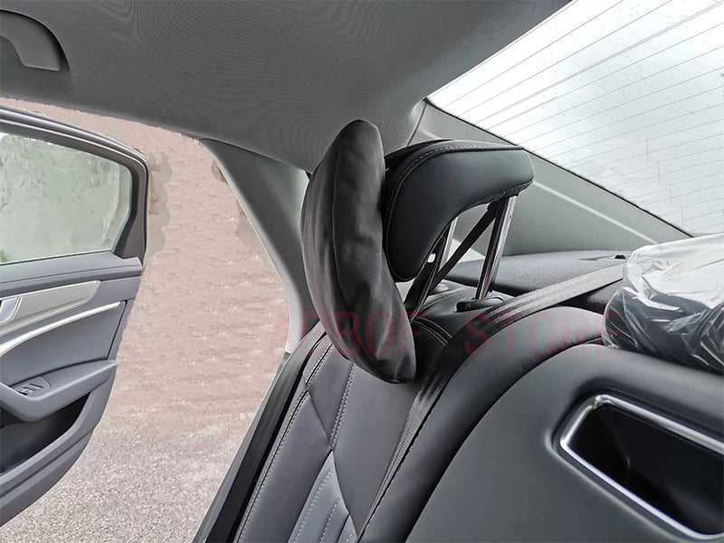 Car Seat Neck Support Pillow- Soft Headrest Cushion for Driver & Passenger