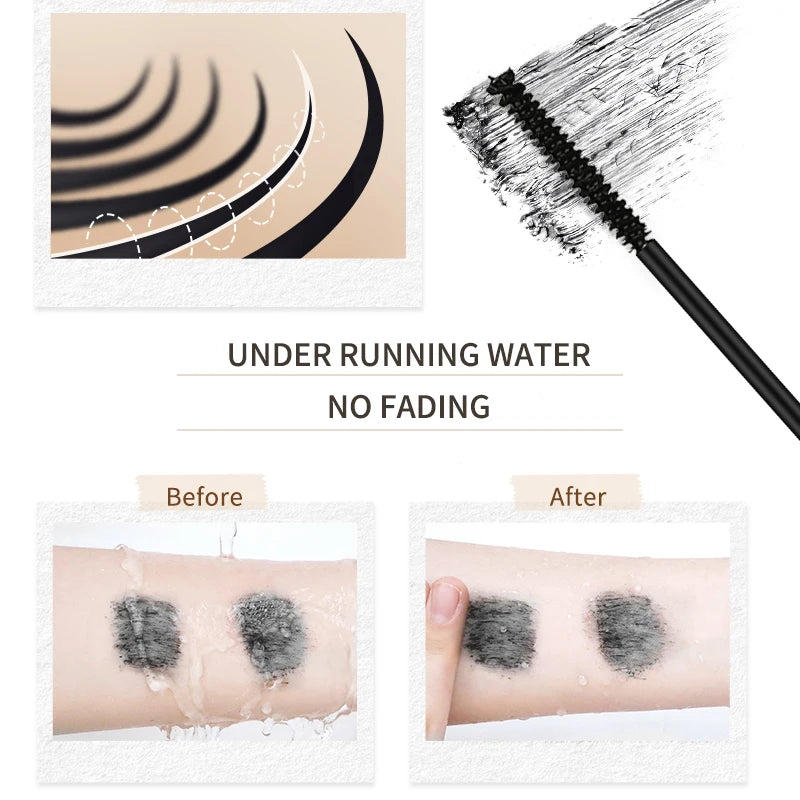 O' Cheal 3D Silk Fiber Mascara Volumizing & Lengthening Black Lash