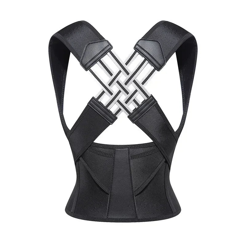Posture Corrector for Women & Men Adjustable Back Shoulder Brace for Upper Spine