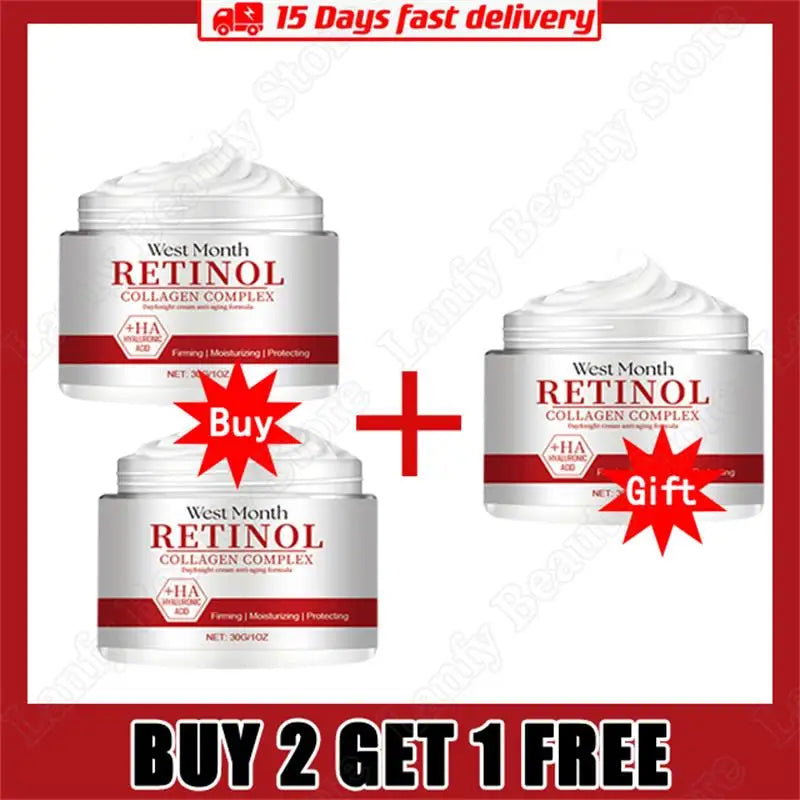 Instant Wrinkle Remover Face Cream Collagen Lifting Firming Fade Fine Lines Anti-Aging Whitening Moisturizing Korean Cosmetics