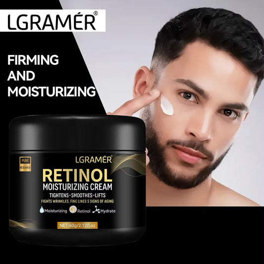 Men's Retinol Face Moisturizer- Anti- Aging & Hydrating Retinol Cream.