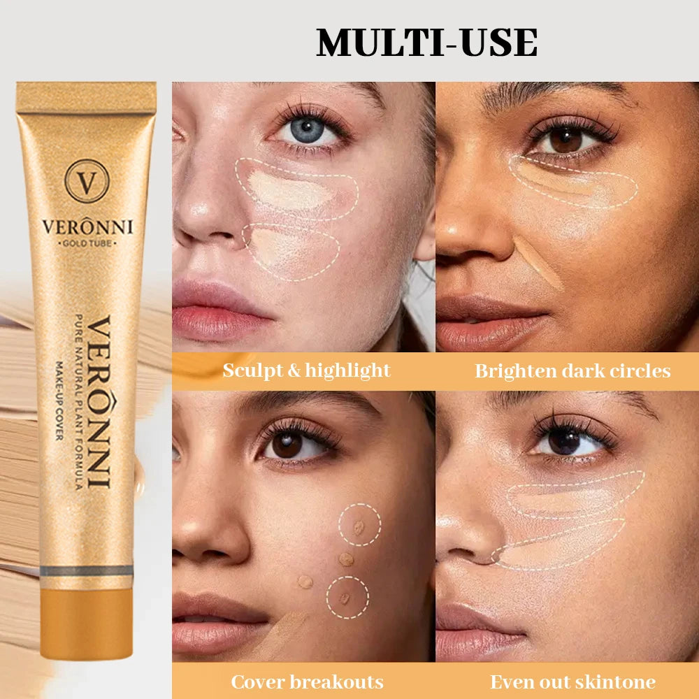 14 - Color Concealer Palette - Full Coverage Liquid Foundation