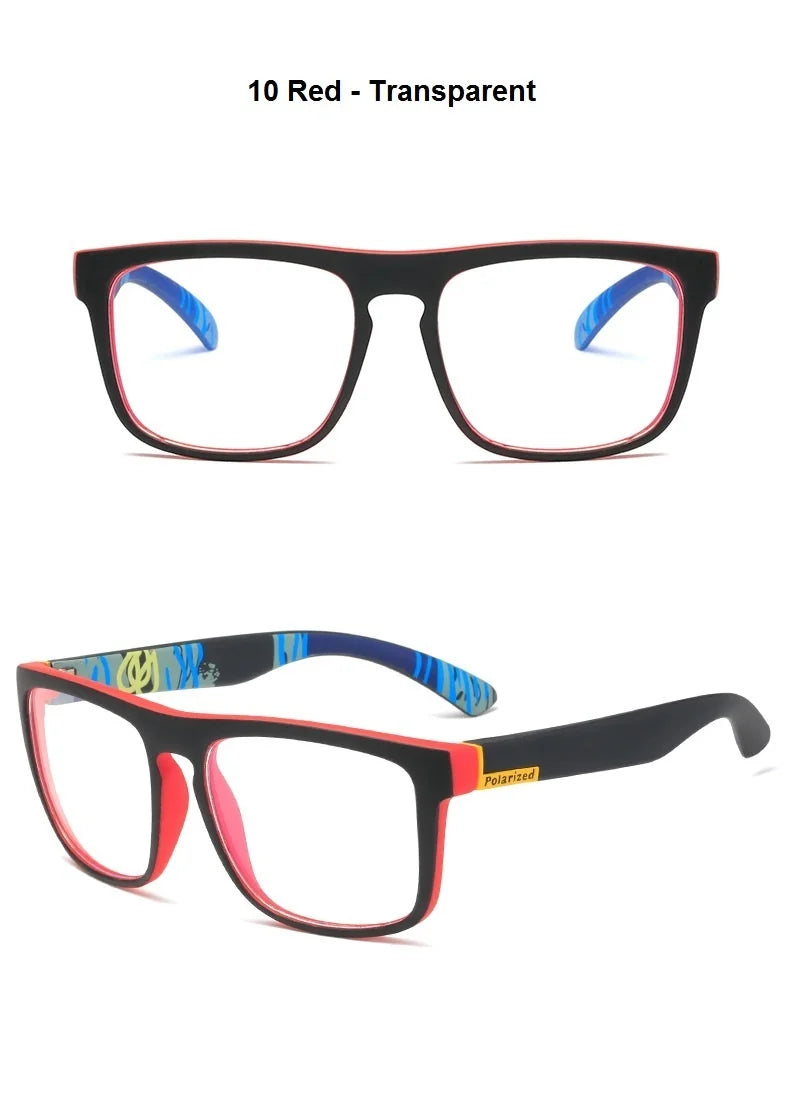 Fashion Square Polarized Sunglasses for Men- Vintage Designer UV400 Shades