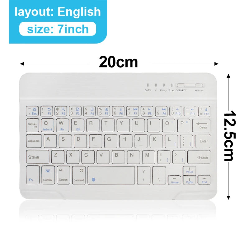 Wireless Bluetooth Keyboard & Mouse Combo- Rechargeable Set for MacBook, iPad, PC & Tablet