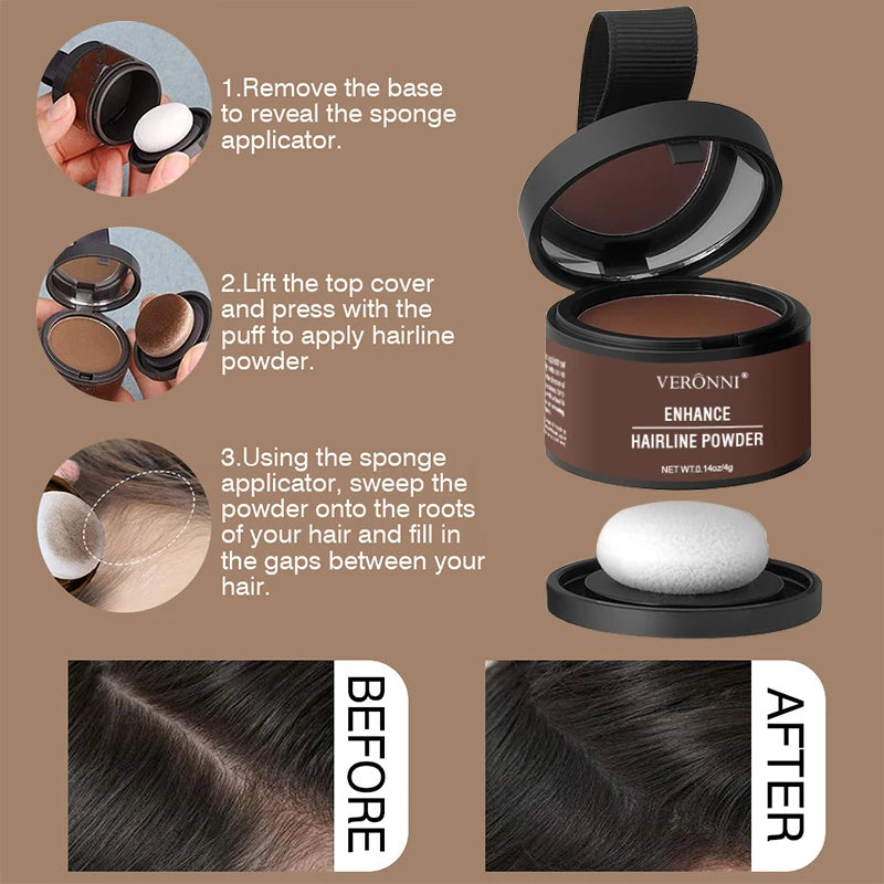 Hairline Shadow Power-Instantly Conceal Thinning Hair & Receding Hairline