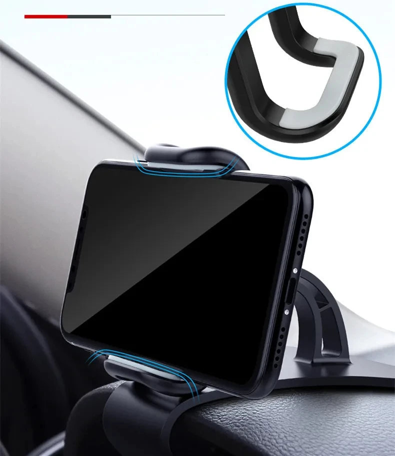 Car Phone Holder Mount- Auto Grip Dashboard Stand for iPhone and Android