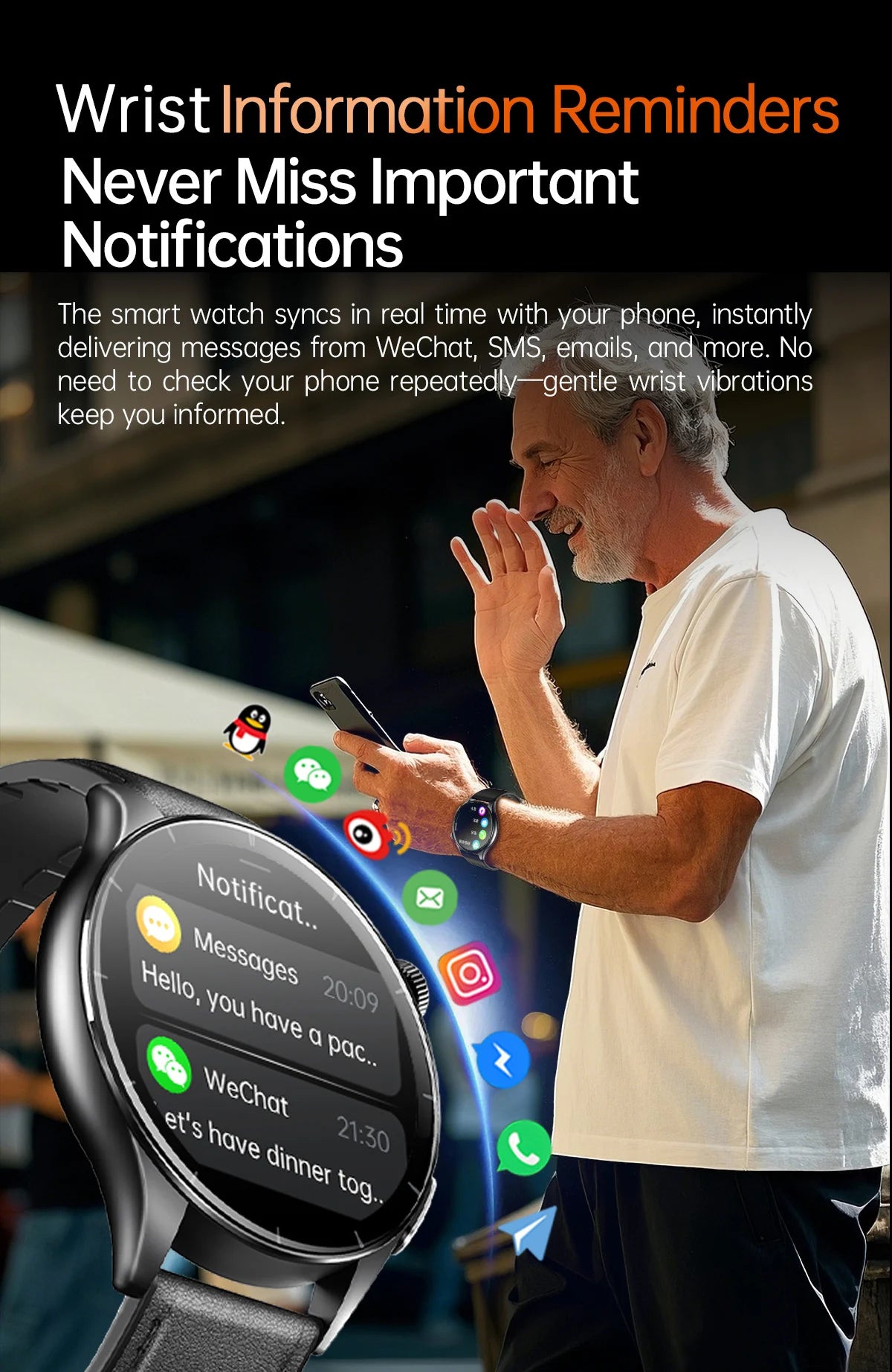 2025 Clinical Grade Laser Therapy Smartwatch - Blood Pressure Heart Rate Monitor