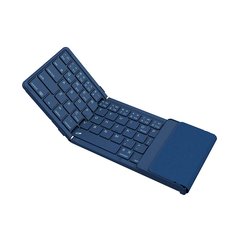 NILLKIN Foldable Bluetooth Keyboard with Touchpad - Rechargeable Wireless for iOS Android Windows