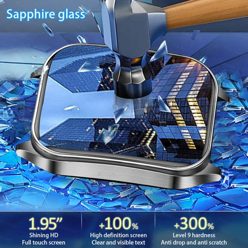 2025 Nursing Grade Laser Therapy Smartwatch- ECG PPG Blood Pressure Uric Acid Monitor