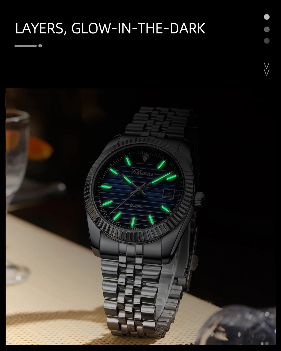 Men's Luxury Sport Watch- Date Display, Casual & Business Style